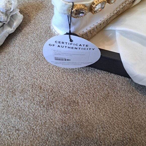 Authentic GUCCI espadrilles Size 36.5 - Picture 10 of 12